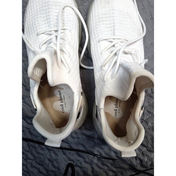 Cool Planet by Steve Madden white sneaker Size 11 - Picture 5 of 7